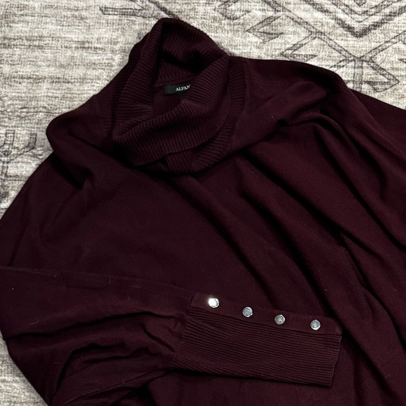 ALFANI ~ Turtleneck Poncho Sweater - Picture 3 of 3